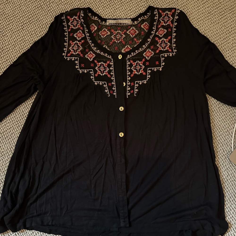 Daniel Rainn bohemian blouse size Small